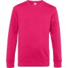 B&C | KING Crew Neck, Pánska mikina, ružová magenta, XL