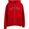 Spitfire OLD E EMB RED w/ BLACK, RED & WHITE Embr pánske mikiny na zips - L