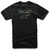 Alpinestars triko Ride 2.0 Camo Tee krátky rukáv čierne