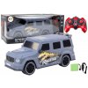Lean Toys RC auto na diaľkové ovládanie s dinosaurom 1:10 - sivé