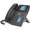 GRANDSTREAM Fanvil X4U SIP telefón 2,8''bar.disp. + 2,4'' disp., 12SIP, 3link.tl., 30DSS hr., dual Gbit X4U