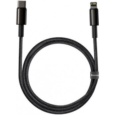 Baseus CATLWJ-01 Tungsten Gold Fast Charge Kabel USB-C to Lightning 20W 1m Black CATLWJ-01