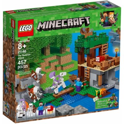 LEGO® Minecraft® 21146 Útok kostlivcov