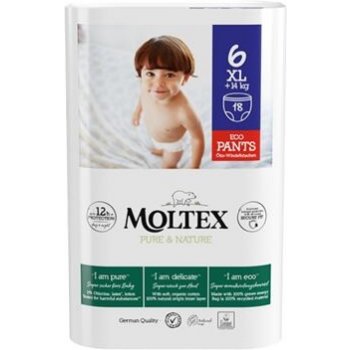 Moltex Pure & Nature natahovací XL +14 kg 18 ks
