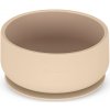 Petite&Mars Miska dvojfarebná silikónová Take&Match Desert Sand 6m+ krémová 12 x 8 x 16 cm