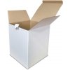 Kartónové krabice Fefco 0215 256x256x427mm 3VVL biela-hnedá