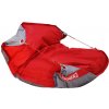 BeanBag Sedací vak 189x140 duo scarlet rose - gray