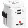 | SKROSS PA46W - Cestovný adaptér PRO Light USB 2A - Svet, UK+USA+AUS/CN 2x USB-A 12W | PA46W