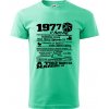 1977 v kocke - Klasické pánske tričko vyššej gramáže - S ( Mätová )