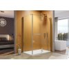 Aquatek CRYSTAL R63 Rohový sprchový kút 160x90x200cm, univerzál, krídlové dv., chróm, číre AQ CRYSTALR63CH160X9062