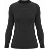 Dámske funkčné tričko Hannah, THERMO ACTIVE TS L/S W Čierna,Tmavo sivá 36-38