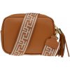 NovaKabelka.sk Bala Camel s prídavným popruhom VI kožená talianska crossbody kabelka camel