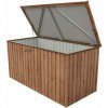 DURAMAX Záhradný úložný box 195 x 91 x 94 cm, 1450 l, dekor dub DURAMAX 71245