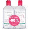 Bioderma Sensibio H2O Festival pleťová voda na citlivú pleť 2 x 500 ml darčeková sada