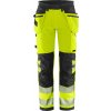 Fristads Green výstražné pracovné nohavice 2644 GSTP 48, Výstražná žltá-Čierna