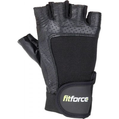 Fitforce PFR01 Fitness rukavice, čierna, XS