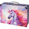 BAAGL skladací kufor s kovanými rohmi Royal Unicorn