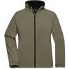James&Nicholson Dámska softshellová bunda JN137 Olive M