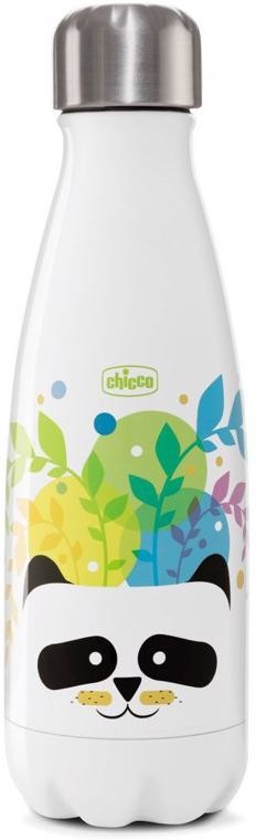 CHICCO Fľaša nerezová termo Chicco Drinky Líška 350 ml