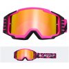 LS2 CHARGER PRE GOGGLE PINK WITH SILVER VISOR