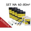 SET na 60-80m2 (90kg) - 4xTekutá guma ALFEMA TG500 bordová 20 kg, 2x Penetrácia ALF PR40 5kg, náradie