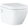 Grohe Euro Ceramic Závesné WC s doskou SoftClose, Rimless, alpská biela 39703000-GR