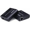 PremiumCord HDMI extender na 60m FULL HD 1080p přes jeden kabel Cat5e/ 6/ 6a/ 7, EDID nastavení khext60-7 (khext60-7)