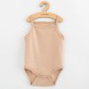 Dojčenské body bez rukávov New Baby Classic II svetlo béžové dievča, 62 (3-6m)