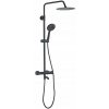 | REA-P4113 - Sprchová súprava s termostatickou batériou LUNGO matná čierna | REA-P4113