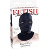 FF BLACK ZIPPER FACE MASKA