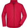 James & Nicholson pánska softshellová bunda JN1020 Red