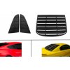KITT Classic Quarter Side Window Louvers suitable for FORD Mustang Mk6 VI Sixth Generation (2015-2019) with Rear Window Louvers Black PFT Design