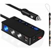Rozbočovač | Rozdeľovač USB 12/24V|QC USB-A|3 x USB-A|3 x zapaľovač|LCD