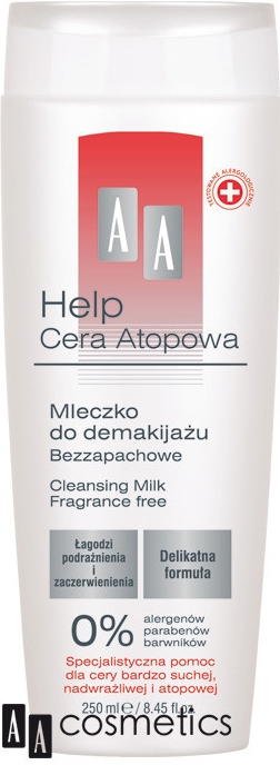 AA Help Atopic Skin čistiace mlieko neparfumované 250 ml od 6,49 € -  Heureka.sk