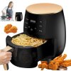BEZTUKOVÁ FRITÉZA AIR FRYER LINBOX FAREBNÉ IKONY ČIERNA