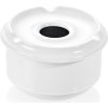 Popelník porcelánový, větruodolný 10 cm| TOM, A-492-1 bílá