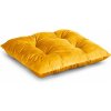 AmeliaHome Sedák na stoličku Aleksa horčicový, veľkosť 40x40