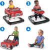 BRIGHT STARTS Chodítko 4v1 Ford F-150 Rapid Red 6-24m 51x74x64 čierna