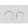 Geberit Omega20, Omega 20 Ovládanie splachovania, matná biela 115.085.01.1