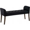 Design-Shop Cleopatra Chaiselongue antik tmavé Sivo-hnedá