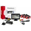 AMiO Parkovací asistent TFT01 4,3” s kamerou HD-308-LED 4-senzorové čierne vnútorné