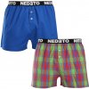 3PACK pánske trenky Nedeto čierne (3NDTT001) M