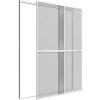 Sieťka na dvere dvojitá posuvná Home Protect biela 230 x 240 cm