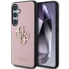 Guess PU Grained 4G Metal Logo Zadní Kryt pro Samsung Galaxy S25+ Pink GUHCS25MPGT4MBP (GUHCS25MPGT4MBP)