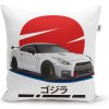 Sablio Vankúš Nissan GTR 35 Japonské slnko - 40x40 cm