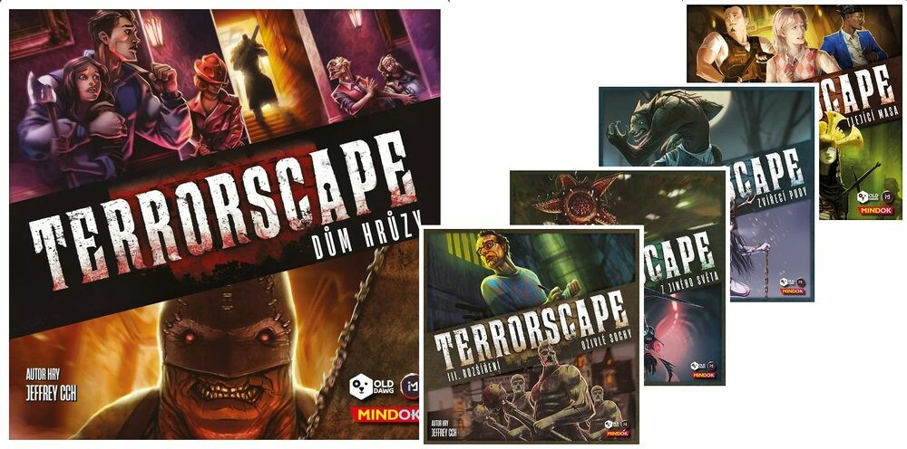 MINDOK Terrorscape: Dům hrůzy sada(základ + 4 rozšírenia)