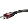 Baseus CALKLF-C19 USB / Lightning QC3.0, 2m, černý/červený