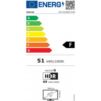 Sencor SLE 43US801TCSB