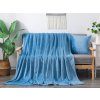 XPOSE® Mikroplyšová deka Exclusive - nová modrá 200x230 cm, Mikroplyš