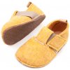 Pegres papuče BF05U žlté filcové